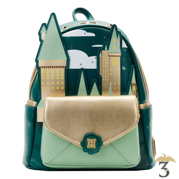 SAC LOUNGFLY CHATEAU DE POUDLARD - Les Trois Reliques, magasin Harry Potter - Photo N°1