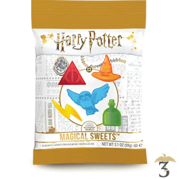 Sachet bonbons gélatine objets Harry Potter - Les Trois Reliques, magasin Harry Potter - Photo N°1