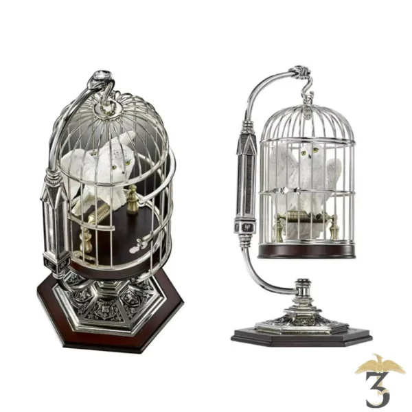 Sculpture Hedwige en cage miniature - Harry Potter - Les Trois Reliques, magasin Harry Potter - Photo N°1