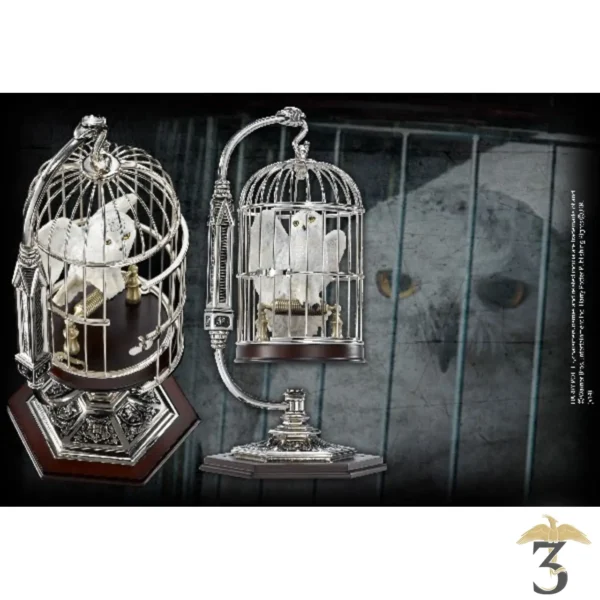 Sculpture Hedwige en cage miniature - Harry Potter - Les Trois Reliques, magasin Harry Potter - Photo N°2