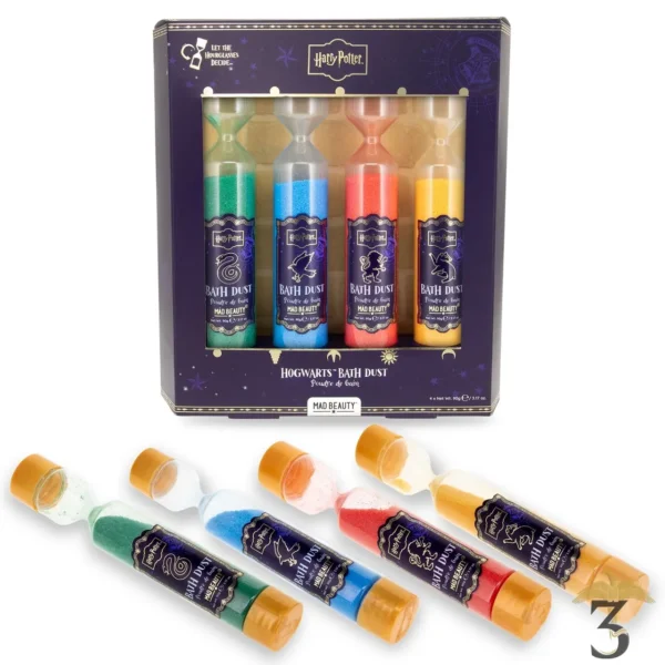 Sels de bain 90g x 4 sabliers – harry potter - Les Trois Reliques, magasin Harry Potter - Photo N°1