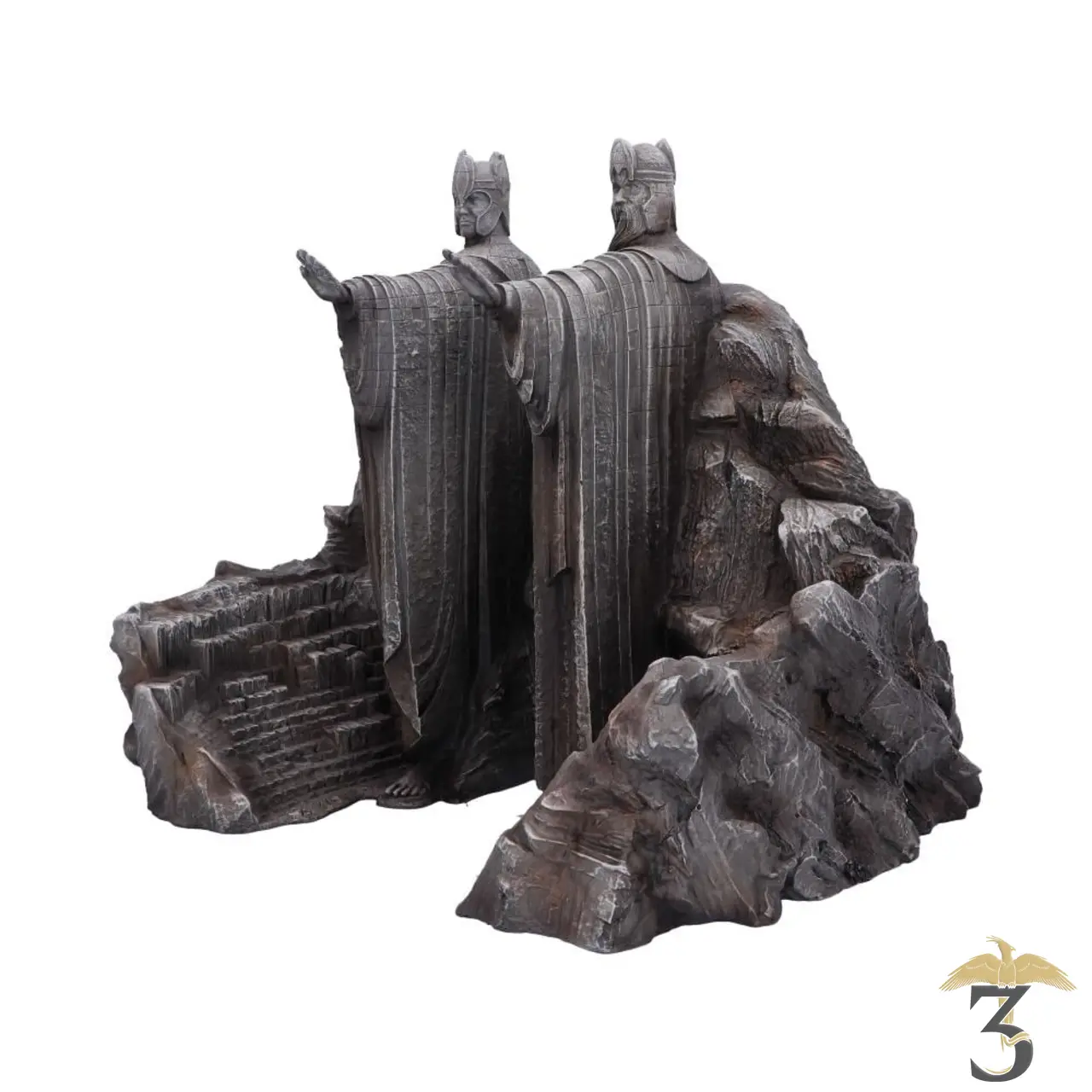 Serre-livres 31cm pilliers des rois – le seigneur des anneaux - Les Trois Reliques, magasin Harry Potter - Photo N°1