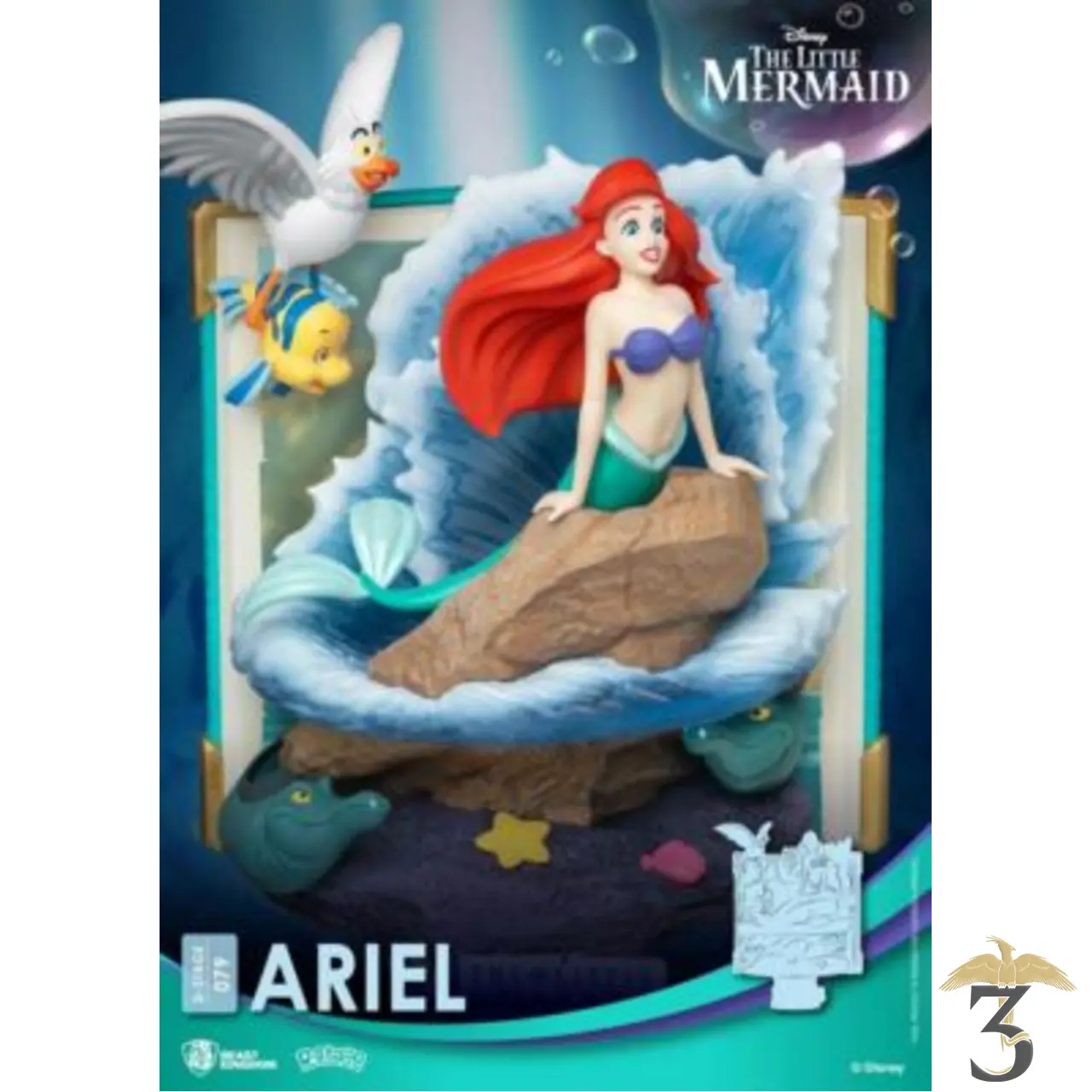 Serre-livres ariel la petite sirène - Les Trois Reliques, magasin Harry Potter - Photo N°3