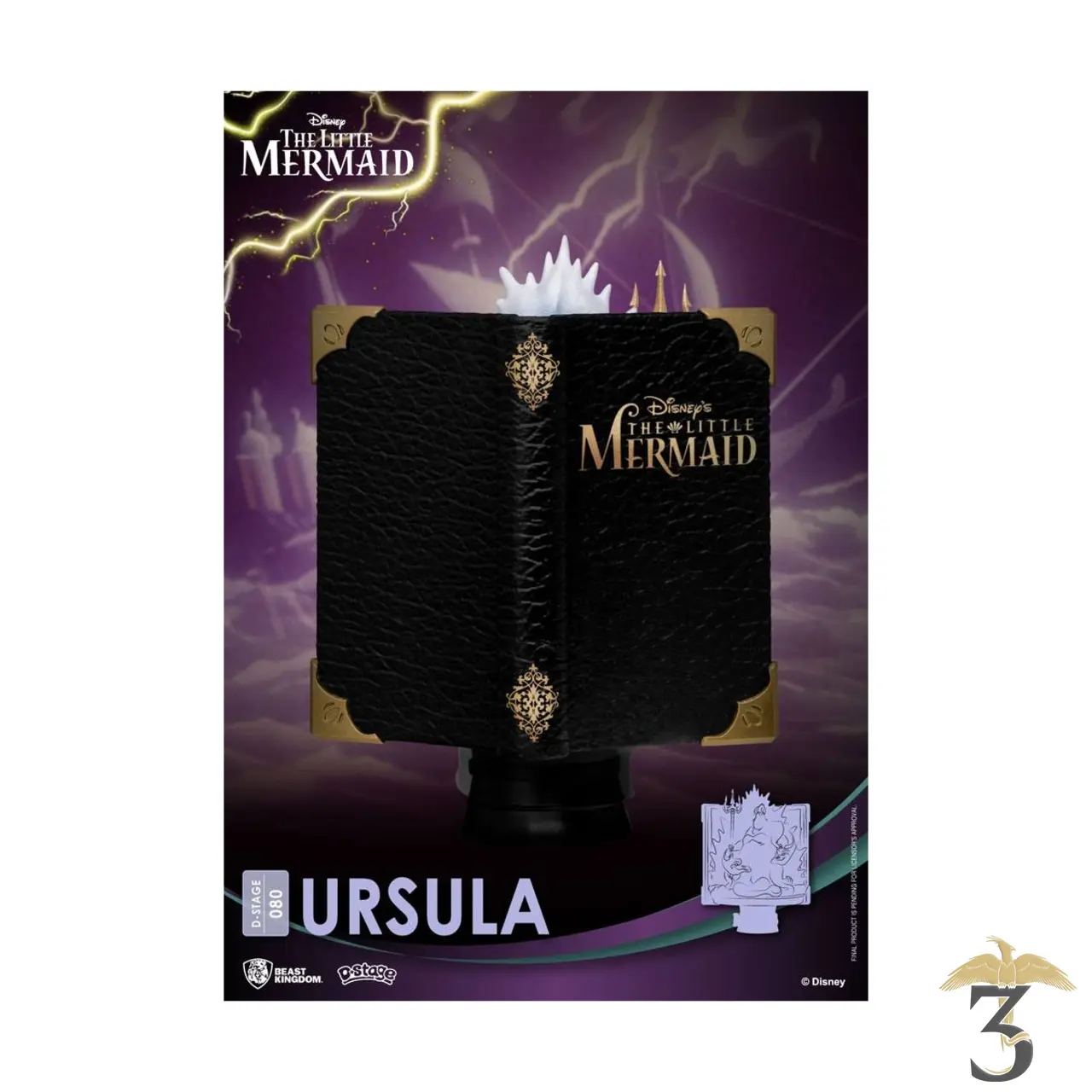 Serre-livres ursula la petite sirène - Les Trois Reliques, magasin Harry Potter - Photo N°4