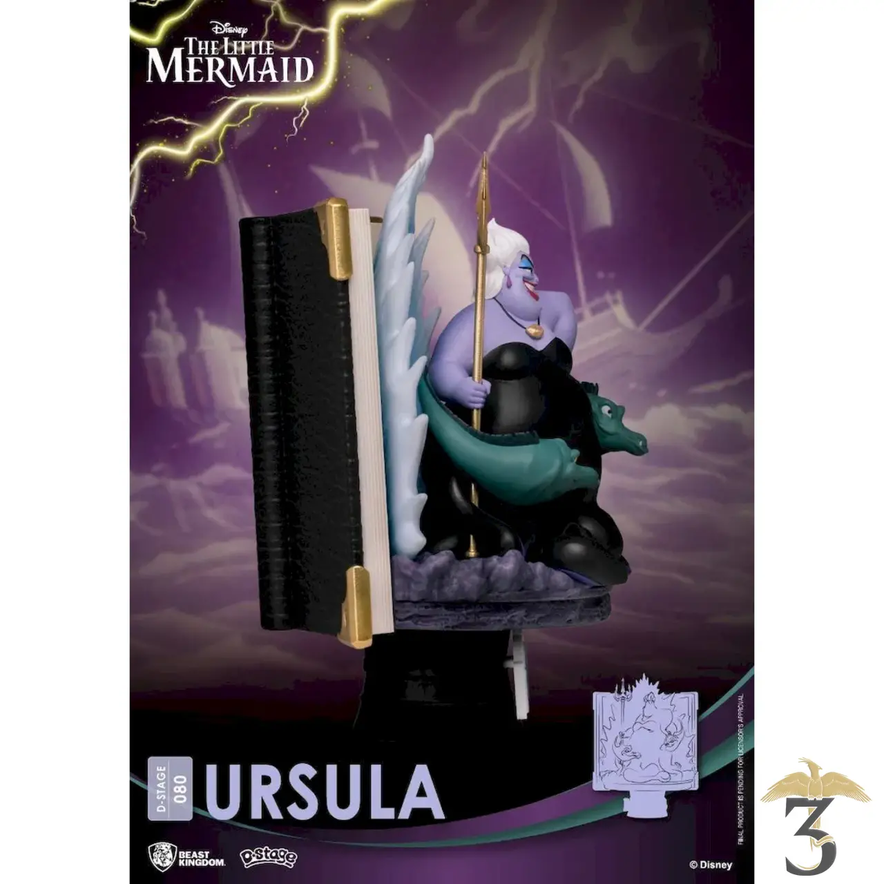 Serre-livres ursula la petite sirène - Les Trois Reliques, magasin Harry Potter - Photo N°5