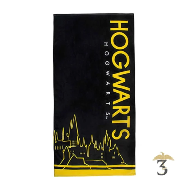 SERVIETTE 70X140 POUDLARD - Les Trois Reliques, magasin Harry Potter - Photo N°1