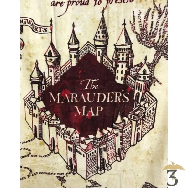 Papier peint Minalima Carte du Maraudeur - 3 Reliques Harry Potter