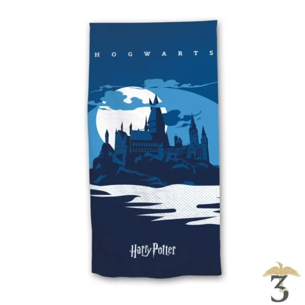 Serviette de plage poudlard - Les Trois Reliques, magasin Harry Potter - Photo N°1