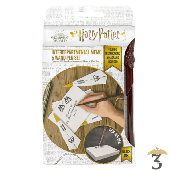 Set de 3 Stylos Harry Potter Baguettes Magiques