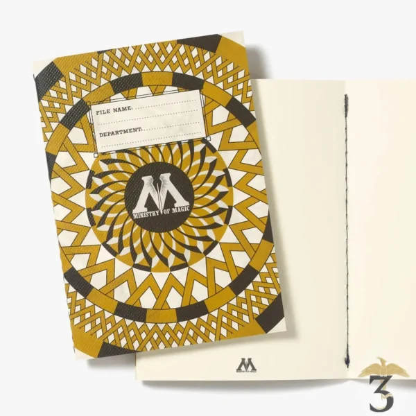 Set 3 carnets ministère de la magie minalima - Les Trois Reliques, magasin Harry Potter - Photo N°4