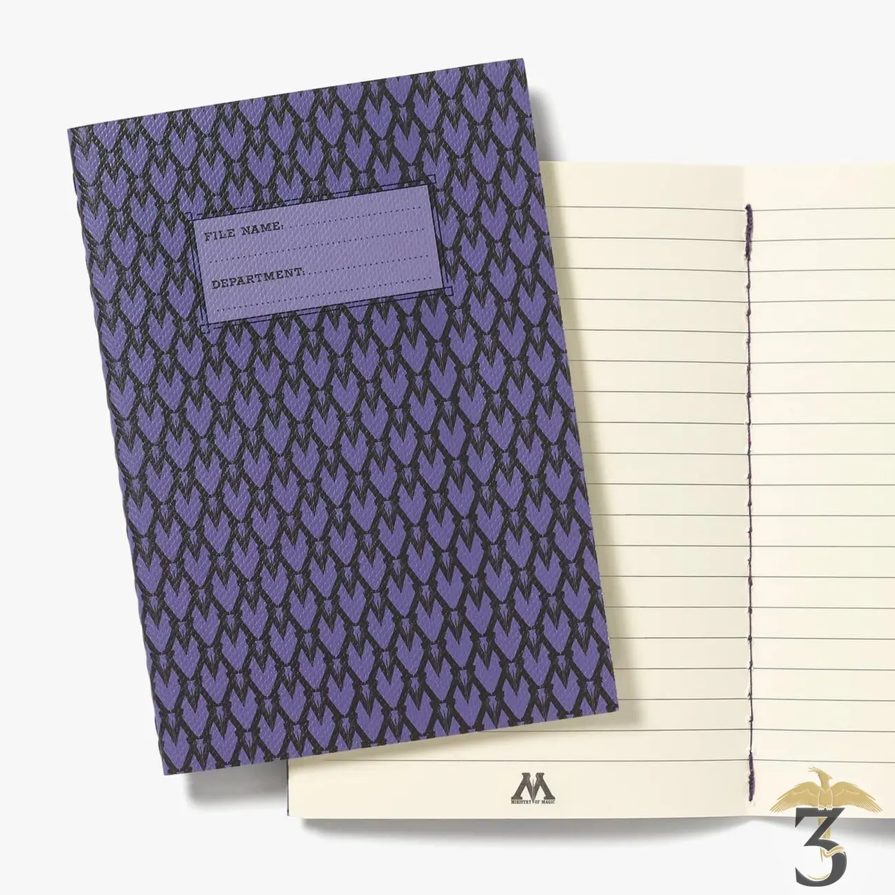 Set 3 carnets ministère de la magie minalima en vente au magasin Harry Potter Les Trois Reliques, photo N°5