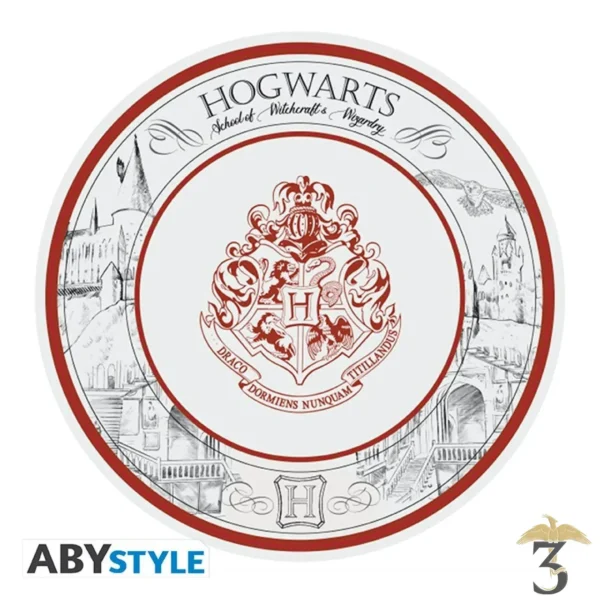 Set 4 assiettes Harry Potter en porcelaine - Les Trois Reliques, magasin Harry Potter - Photo N°5