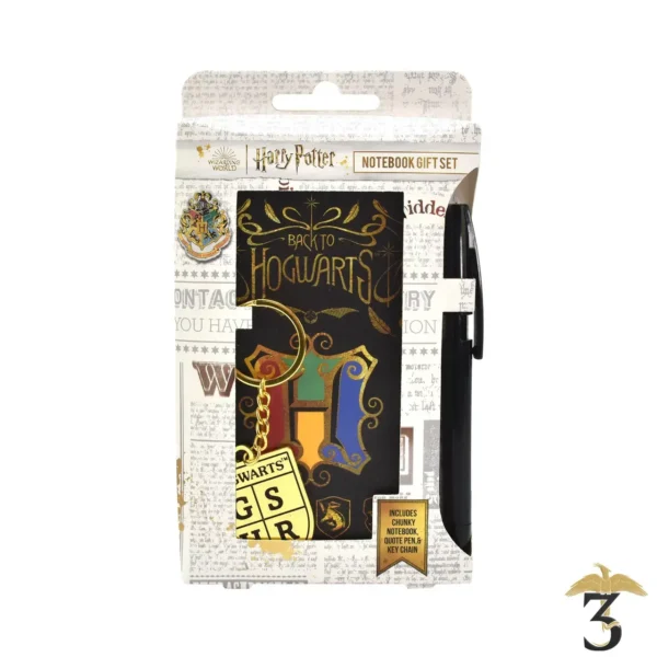 Set carnet back to hogwarts - Les Trois Reliques, magasin Harry Potter - Photo N°1
