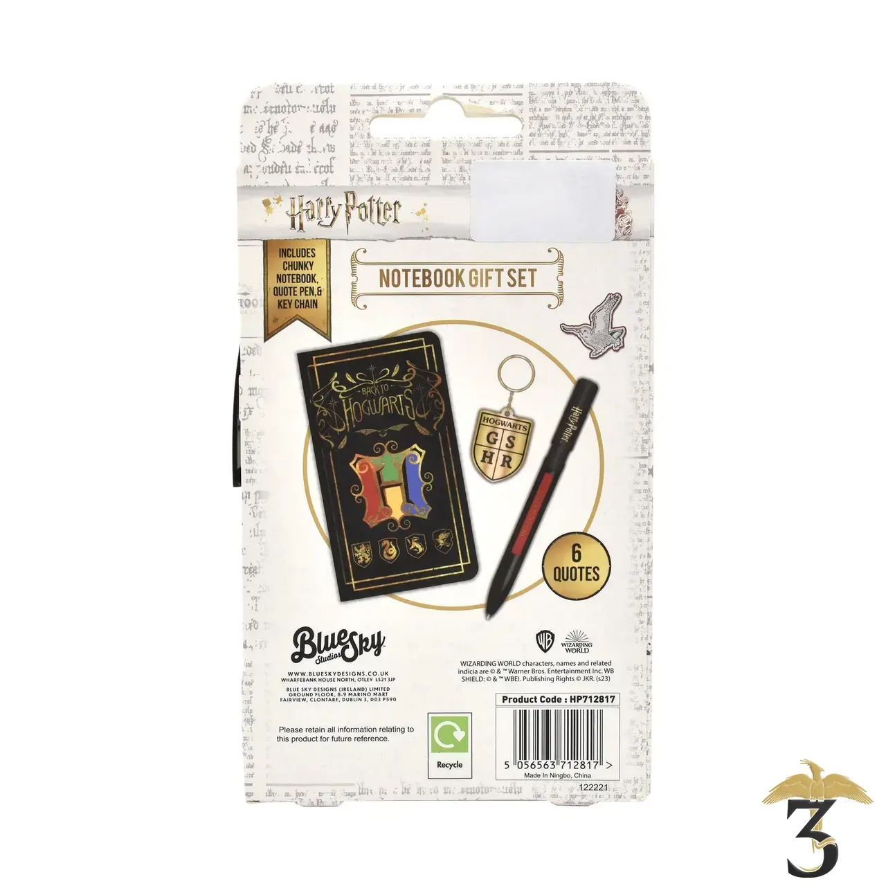 Set carnet back to hogwarts - Les Trois Reliques, magasin Harry Potter - Photo N°5