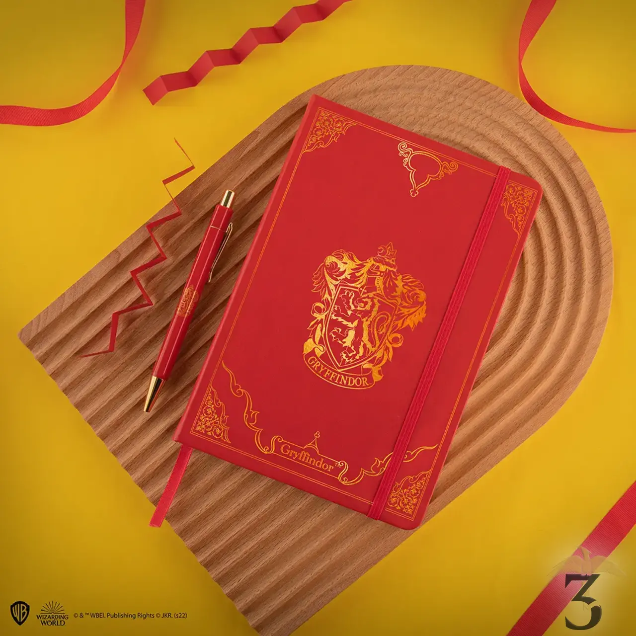 Set carnet deluxe et stylo gryffondor - Les Trois Reliques, magasin Harry Potter - Photo N°3