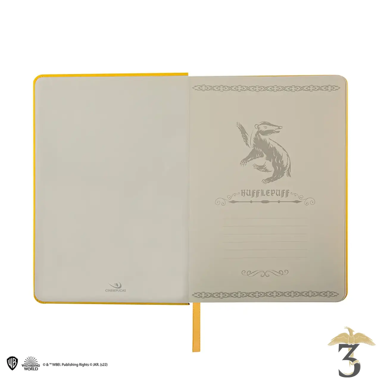 Set carnet deluxe et stylo poufsouffle - Les Trois Reliques, magasin Harry Potter - Photo N°2