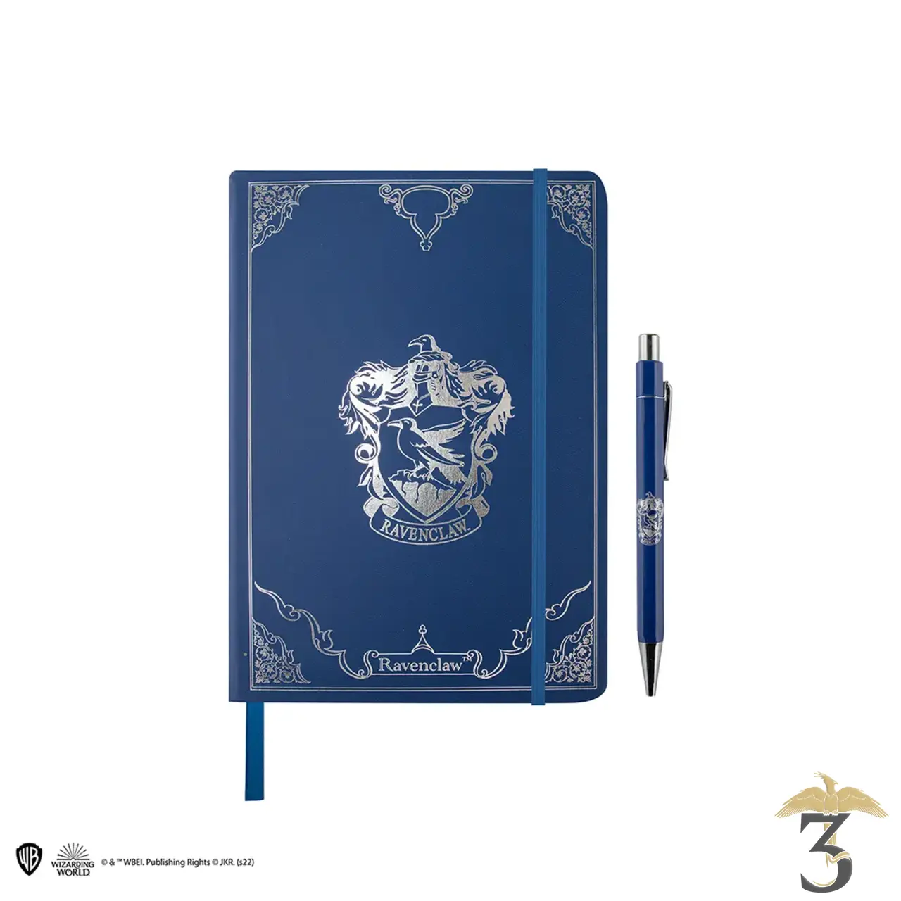 Set carnet deluxe et stylo serdaigle - Les Trois Reliques, magasin Harry Potter - Photo N°1