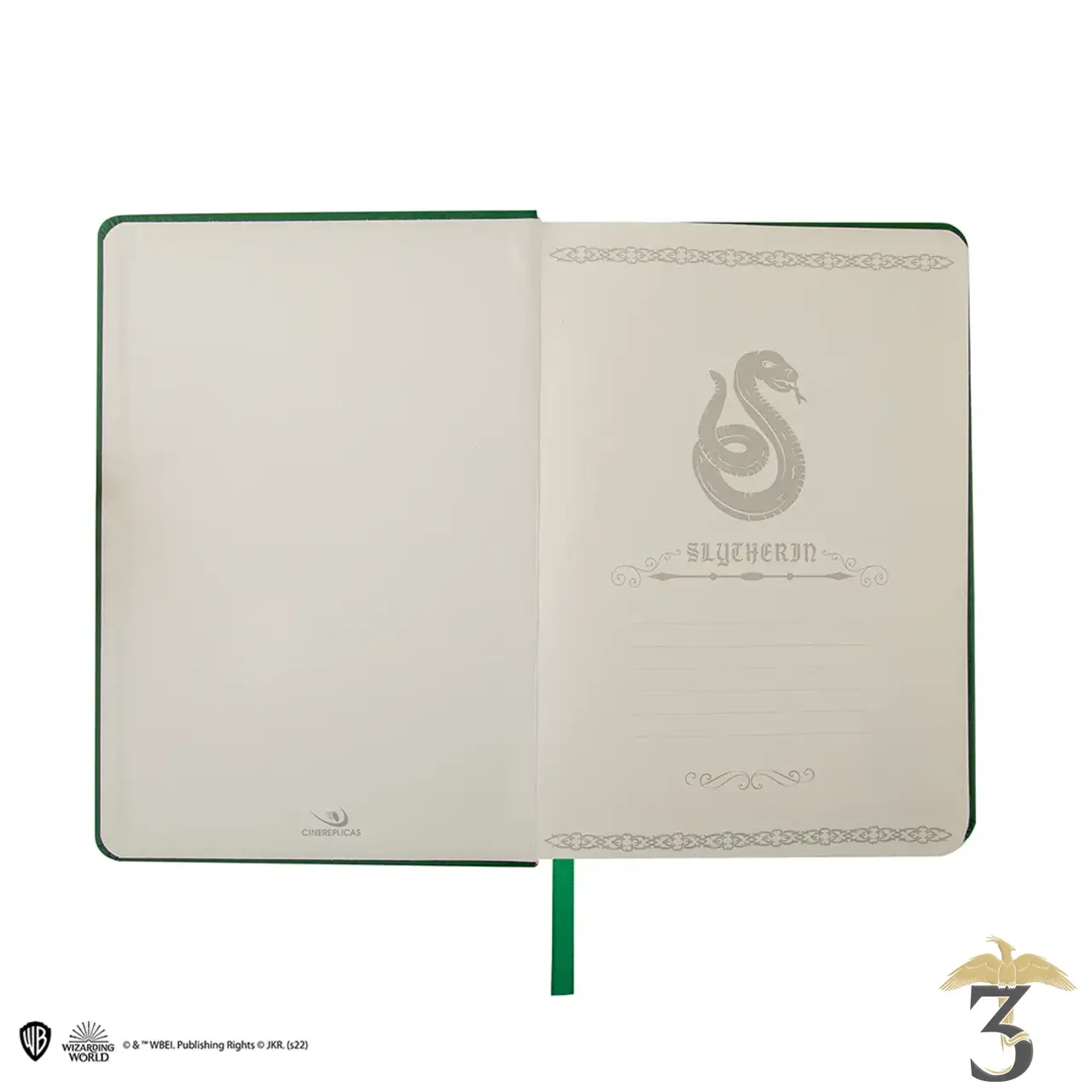 Set carnet deluxe et stylo serpentard - Les Trois Reliques, magasin Harry Potter - Photo N°2