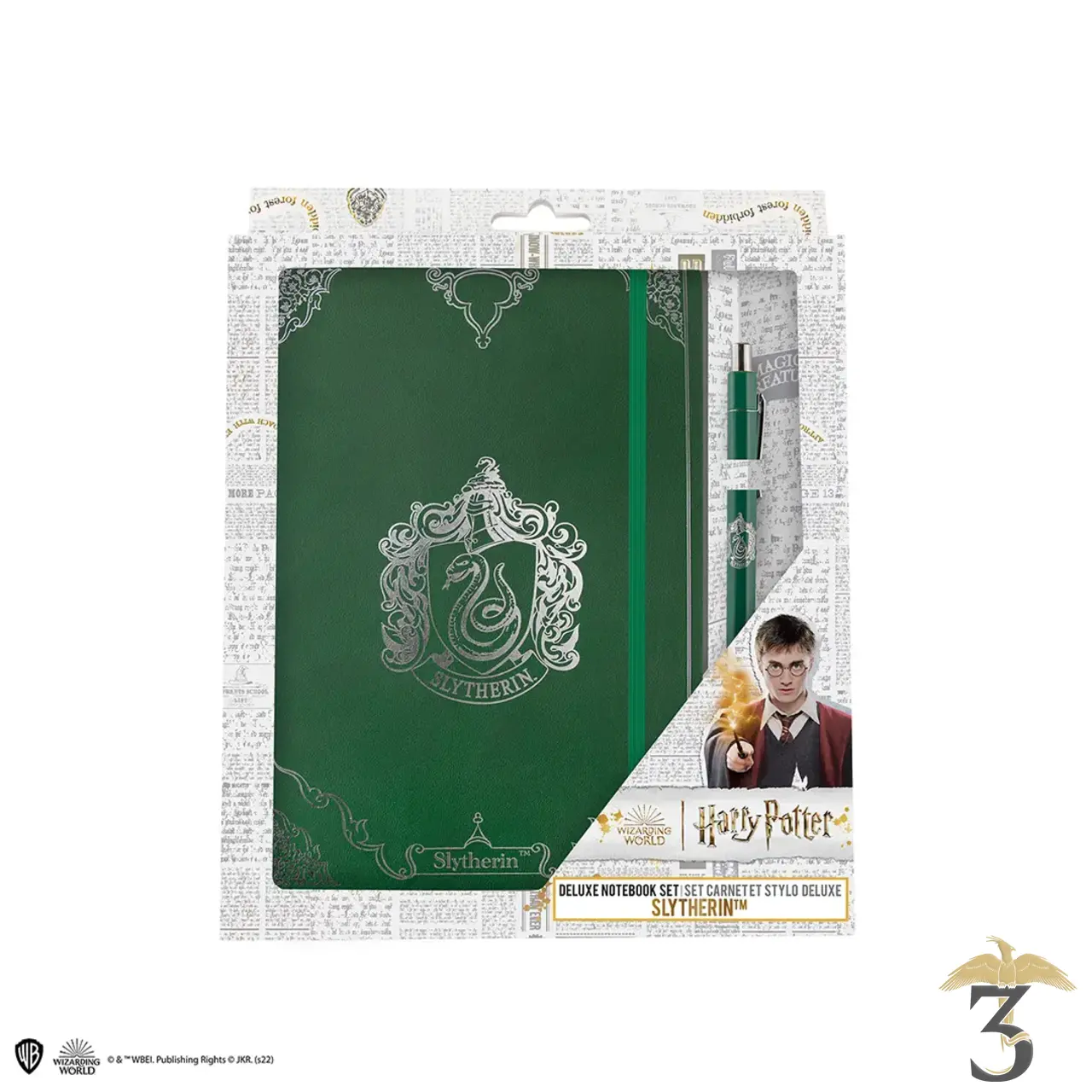 Set carnet deluxe et stylo serpentard - Les Trois Reliques, magasin Harry Potter - Photo N°4