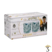 Set de deux verres Poudlard Harry Potter - Boutique Harry Potter