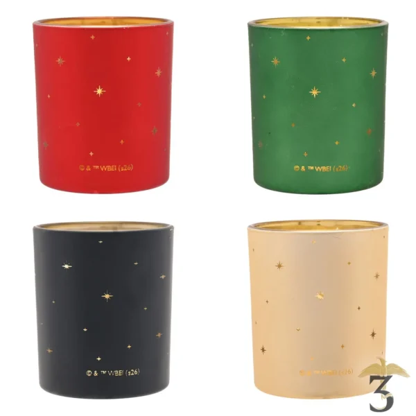 ​set de 4 photophores – les 4 maison – harry potter - Les Trois Reliques, magasin Harry Potter - Photo N°3
