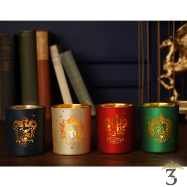 ​set de 4 photophores – les 4 maison – harry potter - Les Trois Reliques, magasin Harry Potter - Photo N°4