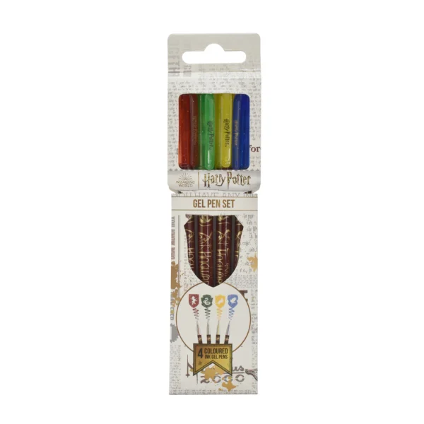 Set de 4 stylos gel – Les Trois Reliques, magasin Harry Potter – Photo N°1