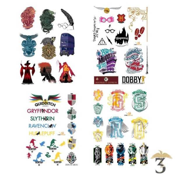 Set de 55 stickers autocollants Harry Potter - Les Trois Reliques, magasin Harry Potter - Photo N°3