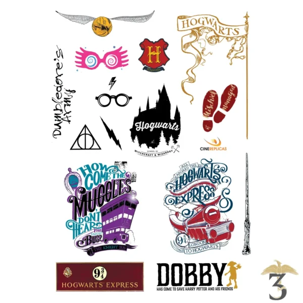 LEGO® Stickers Harry Potter - LEGO® Autocollant - Stickers Set 76405  Poudlard - La boutique Briques Passion