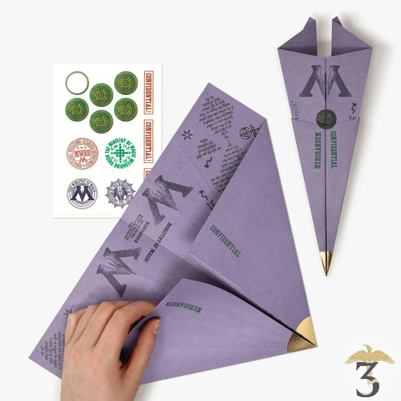 Set de papeterie ministère de la magie minalima - Les Trois Reliques, magasin Harry Potter - Photo N°3