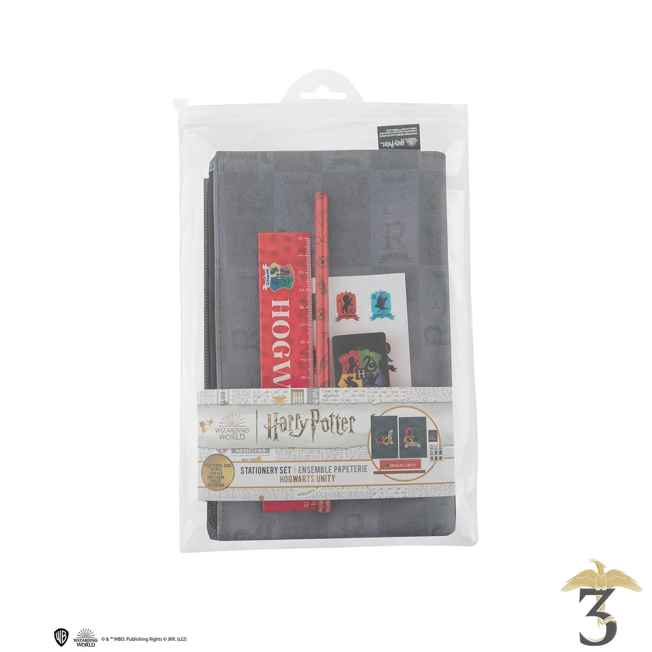 Set de papeterie poudlard amitié - Les Trois Reliques, magasin Harry Potter - Photo N°3