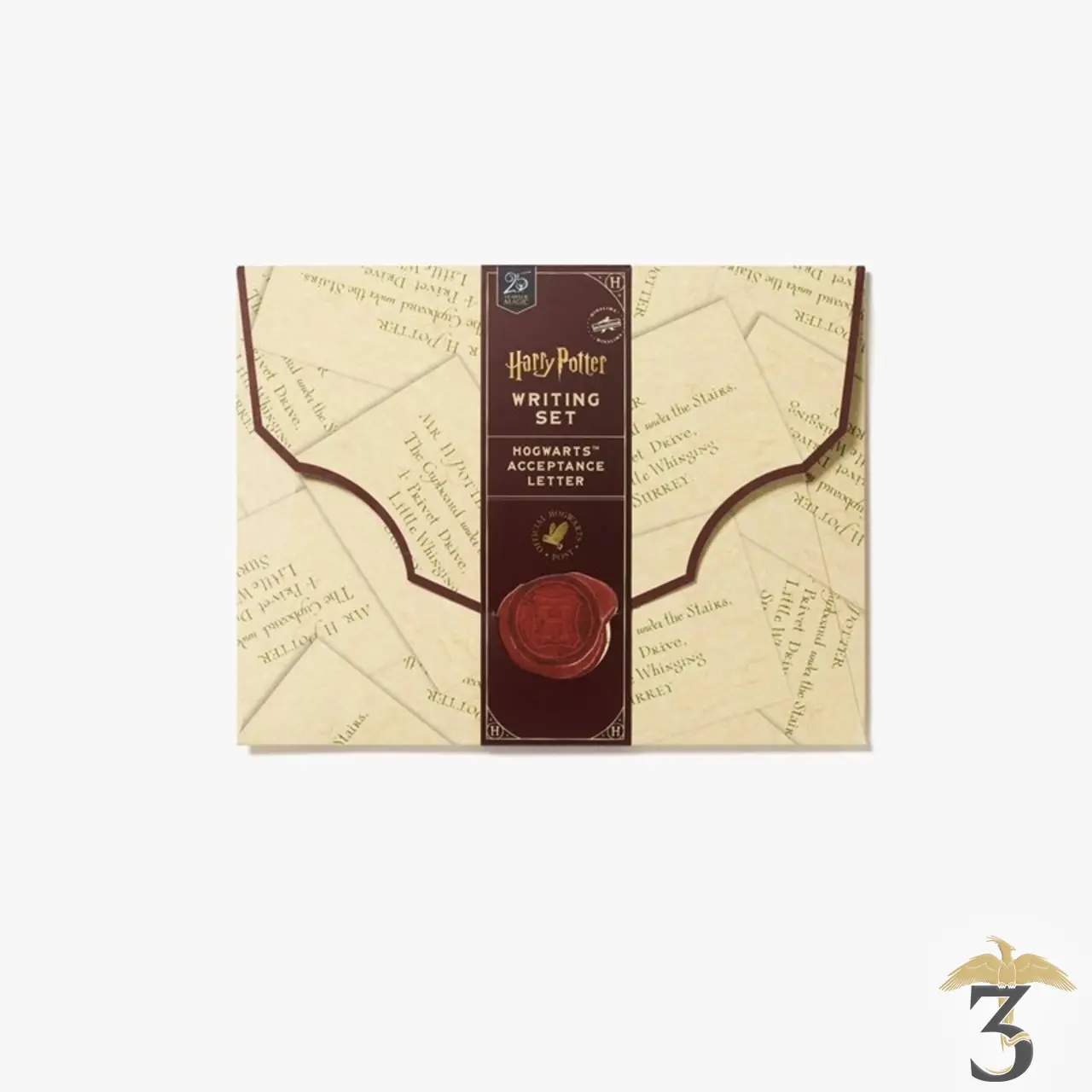 Set d’écriture lettre acceptation harry potter – minalima – 25 ans de magie - Les Trois Reliques, magasin Harry Potter - Photo N°2