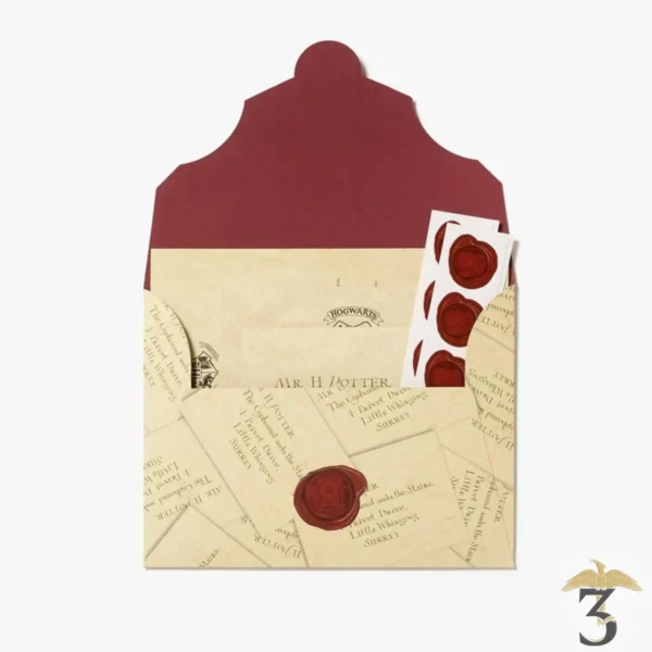 Set d’écriture lettre acceptation harry potter – minalima – 25 ans de magie - Les Trois Reliques, magasin Harry Potter - Photo N°3