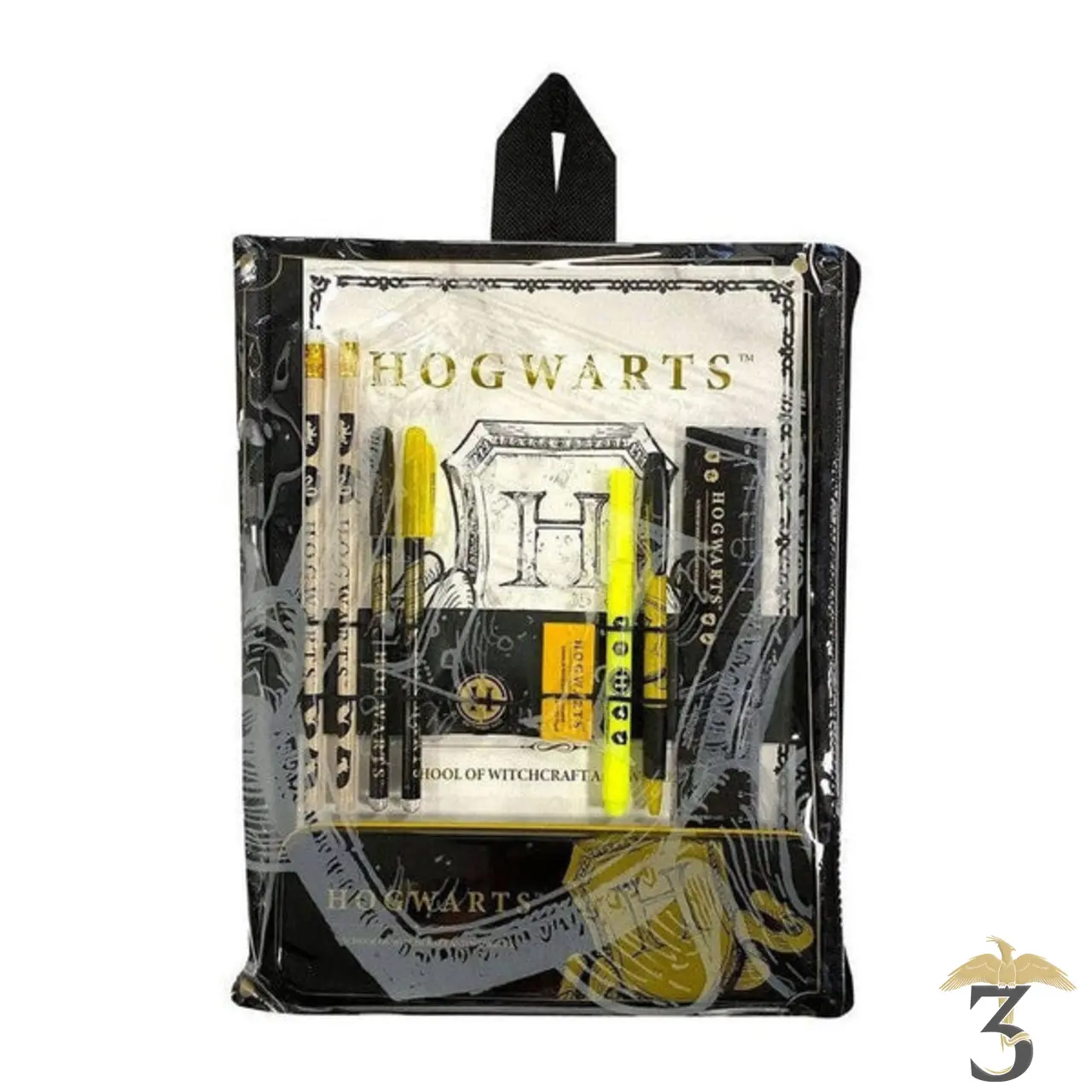 Set papeterie hogwarts - Les Trois Reliques, magasin Harry Potter - Photo N°1