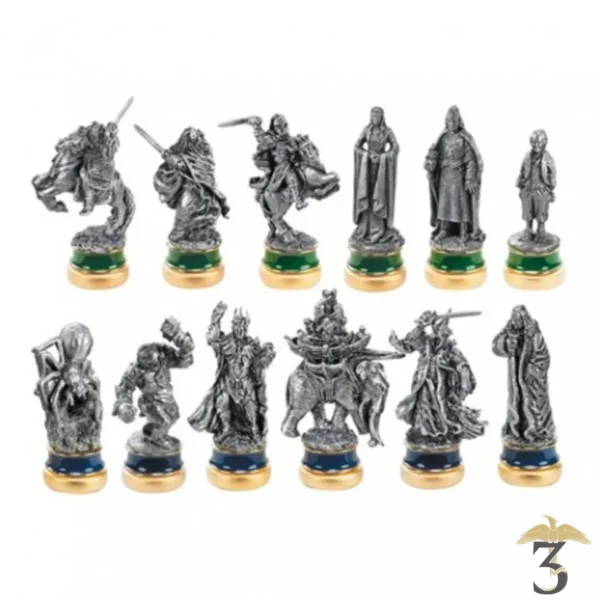 Set pièces d’échec le retour du roi – seigneur des anneaux - Les Trois Reliques, magasin Harry Potter - Photo N°1