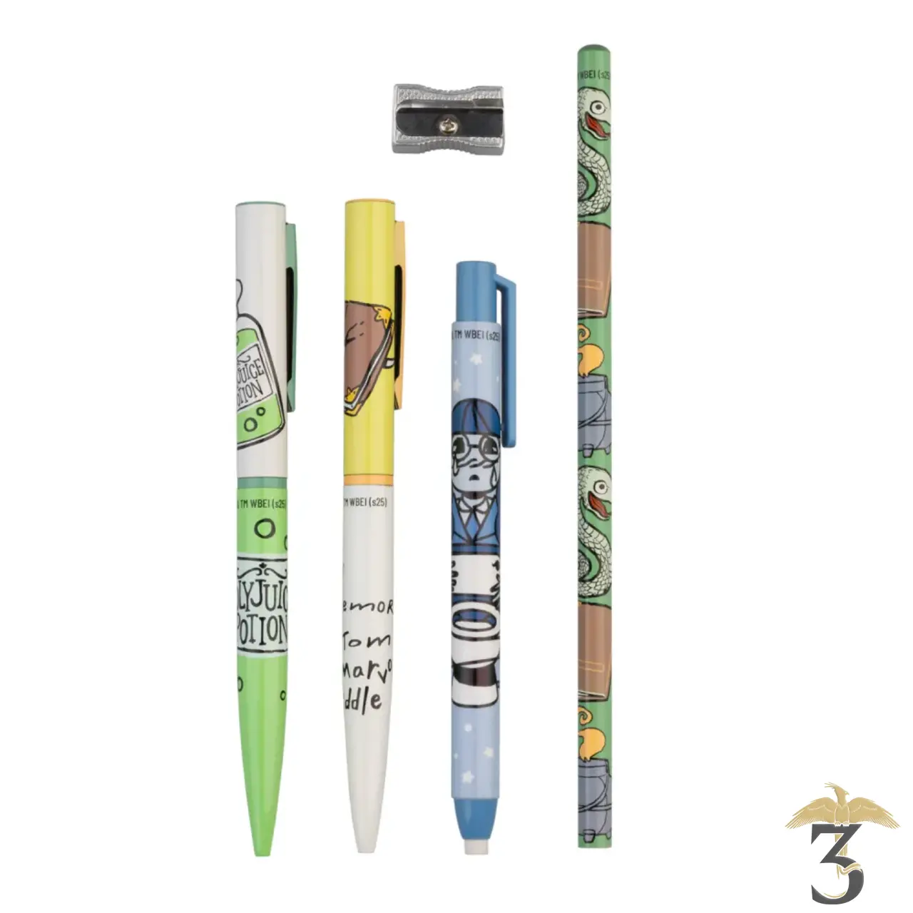 Set pot à crayons harry potter avec kit de papeterie - Les Trois Reliques, magasin Harry Potter - Photo N°2