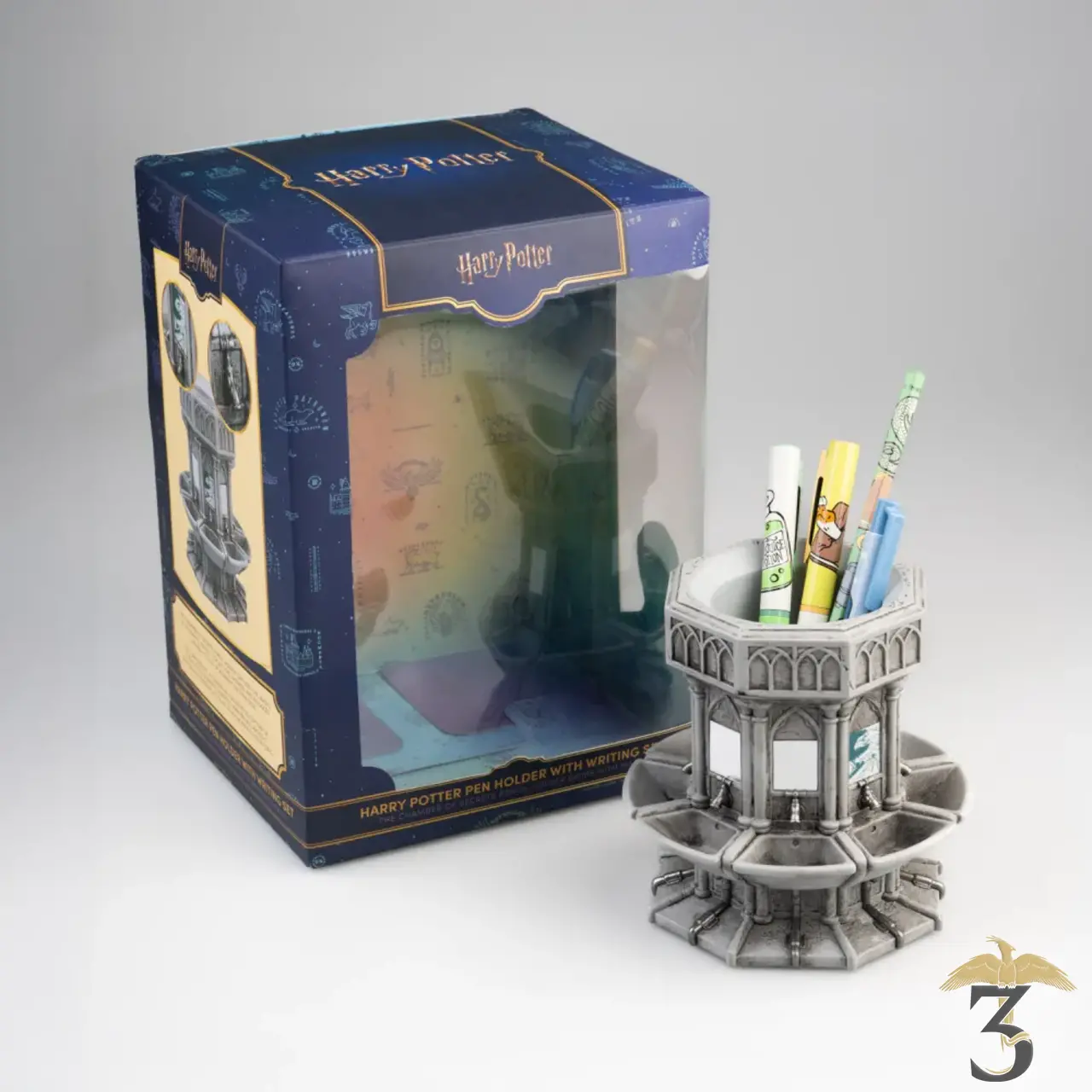 Set pot à crayons harry potter avec kit de papeterie - Les Trois Reliques, magasin Harry Potter - Photo N°3