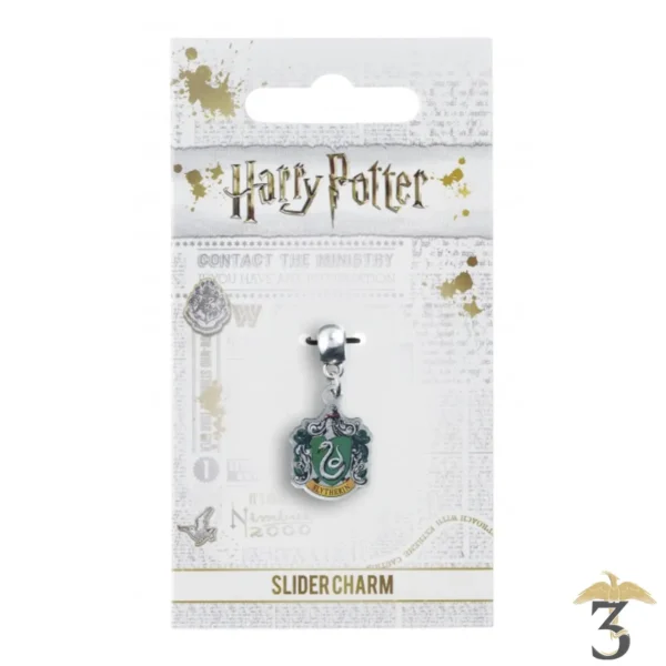 Slider charm pendentif Blason Serpentard - Harry Potter - Les Trois Reliques, magasin Harry Potter - Photo N°2