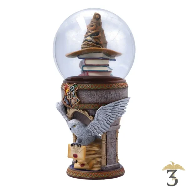 SNOW GLOBE HEDWIGE SORTING HAT - Les Trois Reliques, magasin Harry Potter - Photo N°3