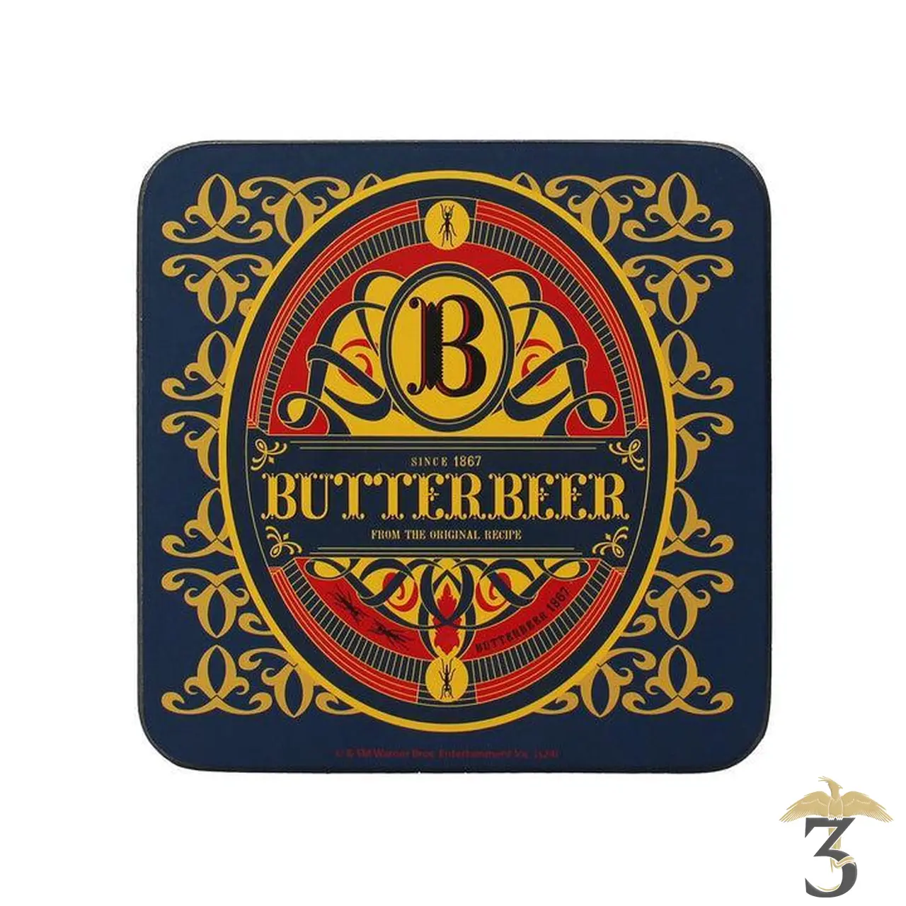 sous-verre bièraubeurre – harry potter - Les Trois Reliques, magasin Harry Potter - Photo N°1