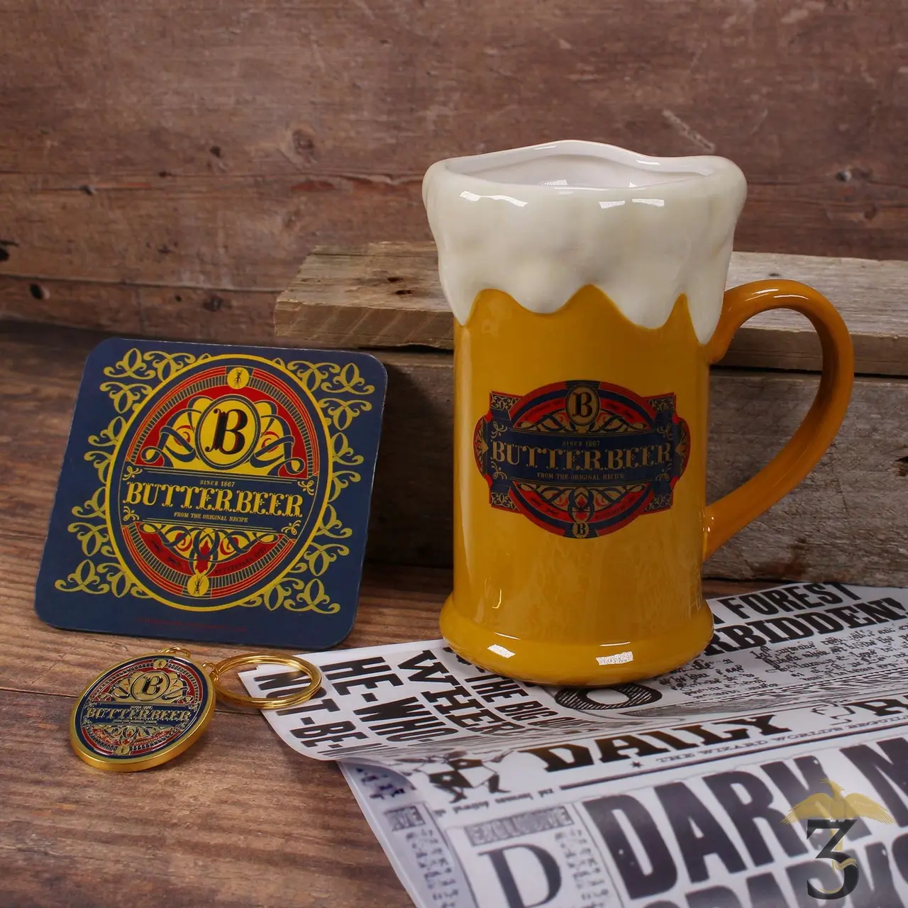 sous-verre bièraubeurre – harry potter - Les Trois Reliques, magasin Harry Potter - Photo N°2