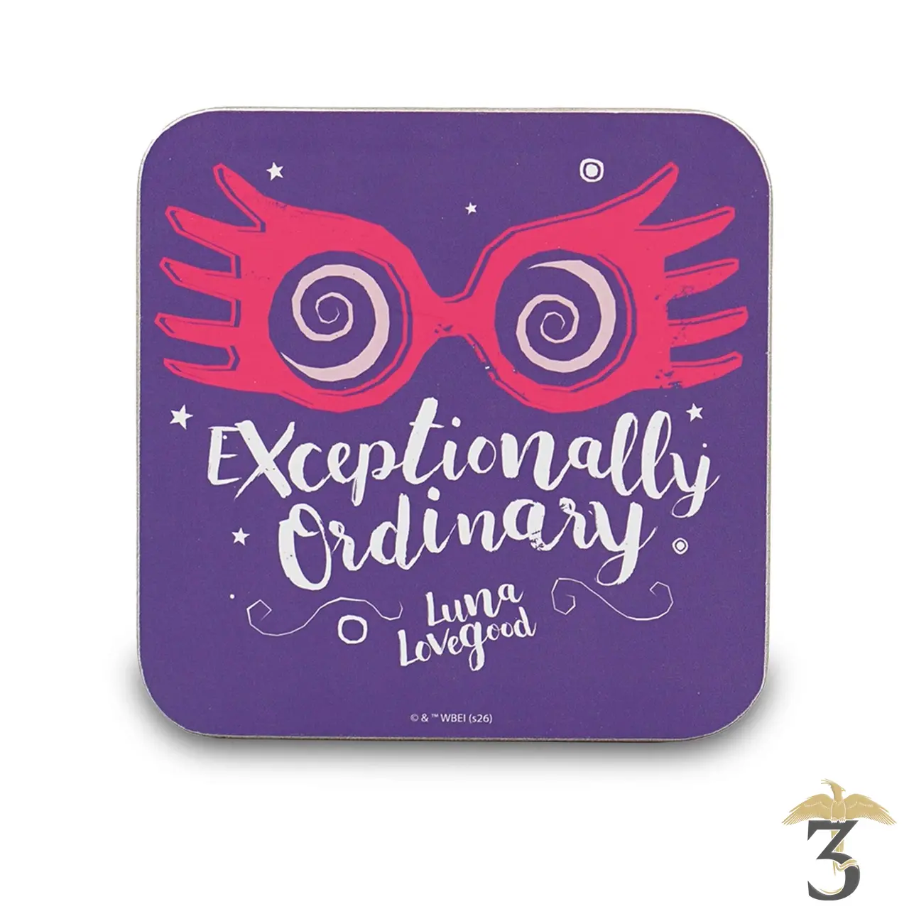 sous-verre exceptionally ordinary – harry potter - Les Trois Reliques, magasin Harry Potter - Photo N°1