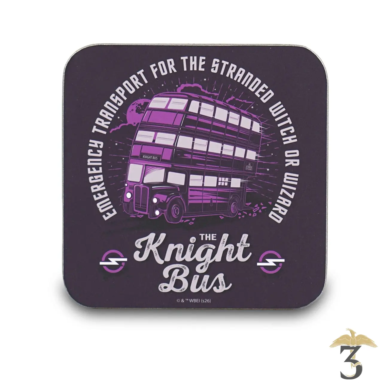 sous-verre magicobus – harry potter - Les Trois Reliques, magasin Harry Potter - Photo N°1