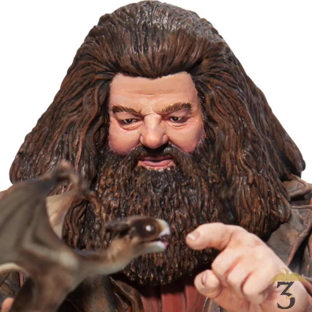 Statue hagrid et norbert - Les Trois Reliques, magasin Harry Potter - Photo N°4