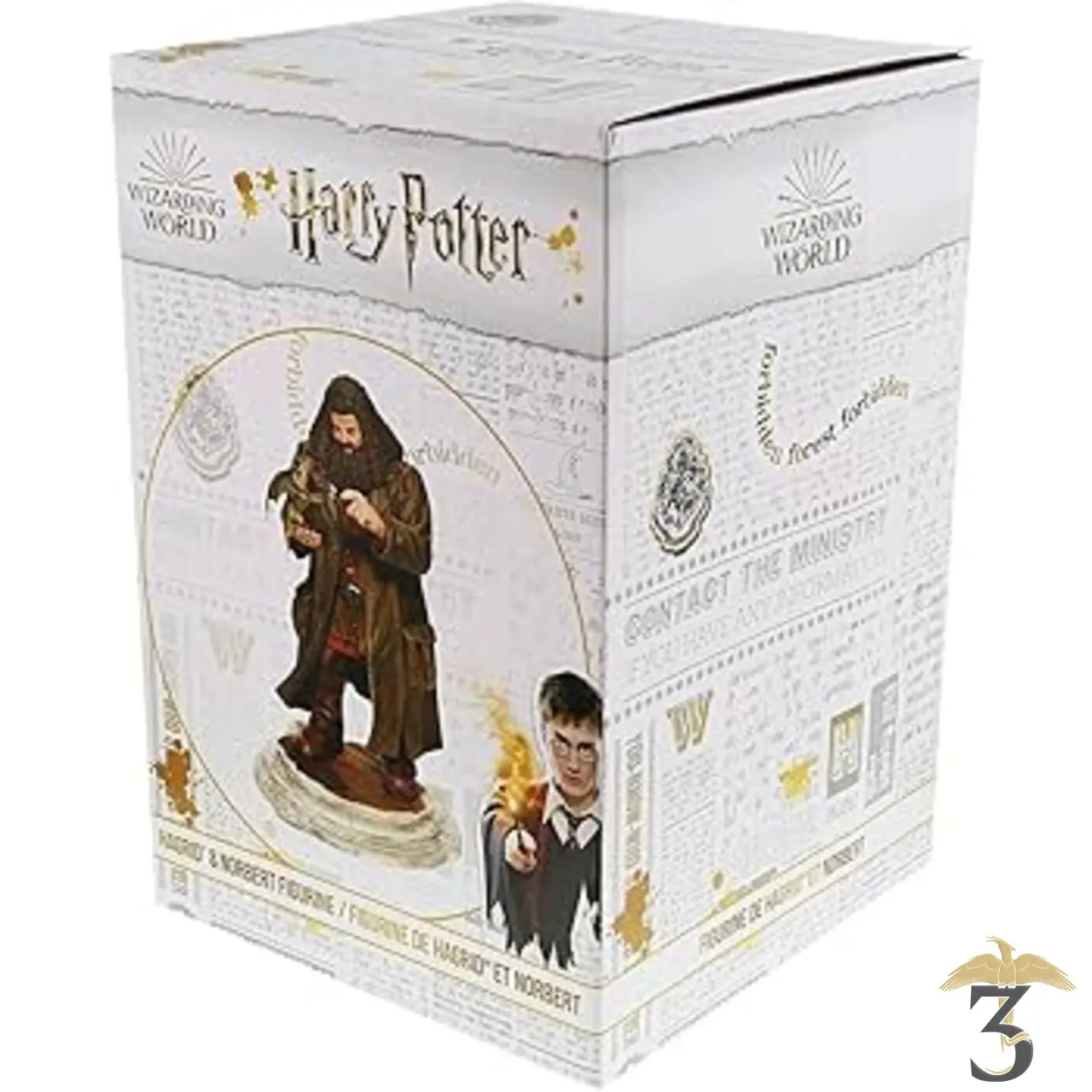 Statue hagrid et norbert - Les Trois Reliques, magasin Harry Potter - Photo N°6