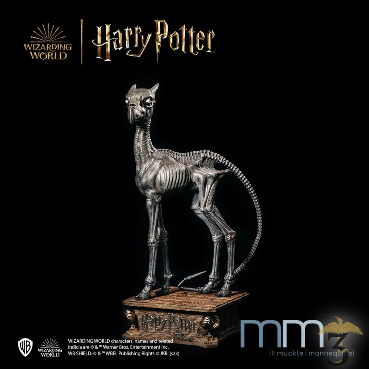 Statue sombral taille réelle édition limitée - Les Trois Reliques, magasin Harry Potter - Photo N°1