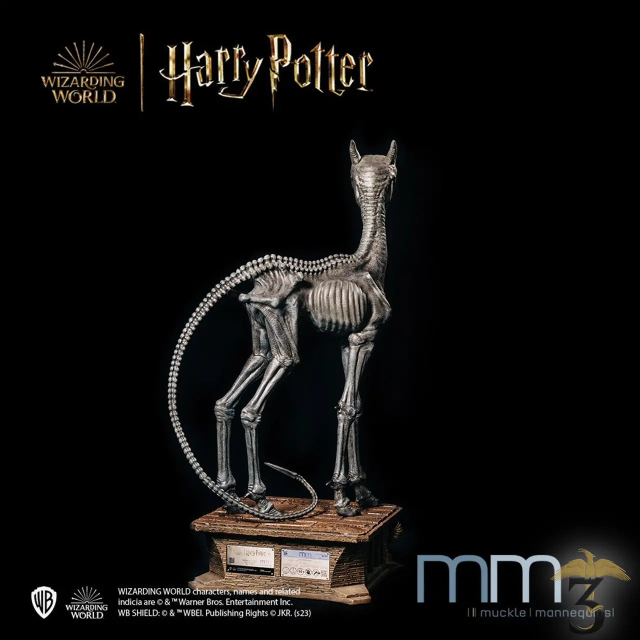 Statue sombral taille réelle édition limitée - Les Trois Reliques, magasin Harry Potter - Photo N°2