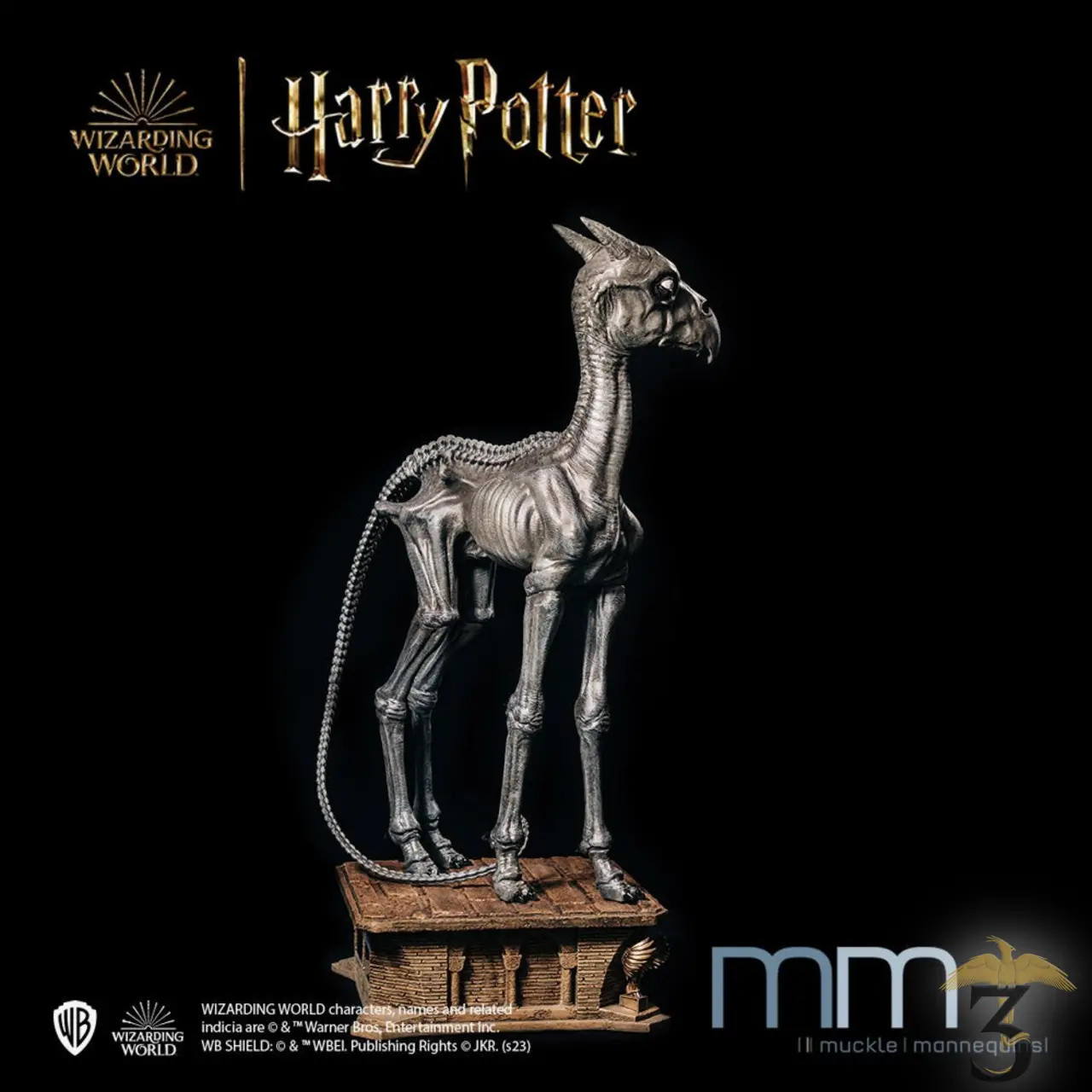 Statue sombral taille réelle édition limitée - Les Trois Reliques, magasin Harry Potter - Photo N°3