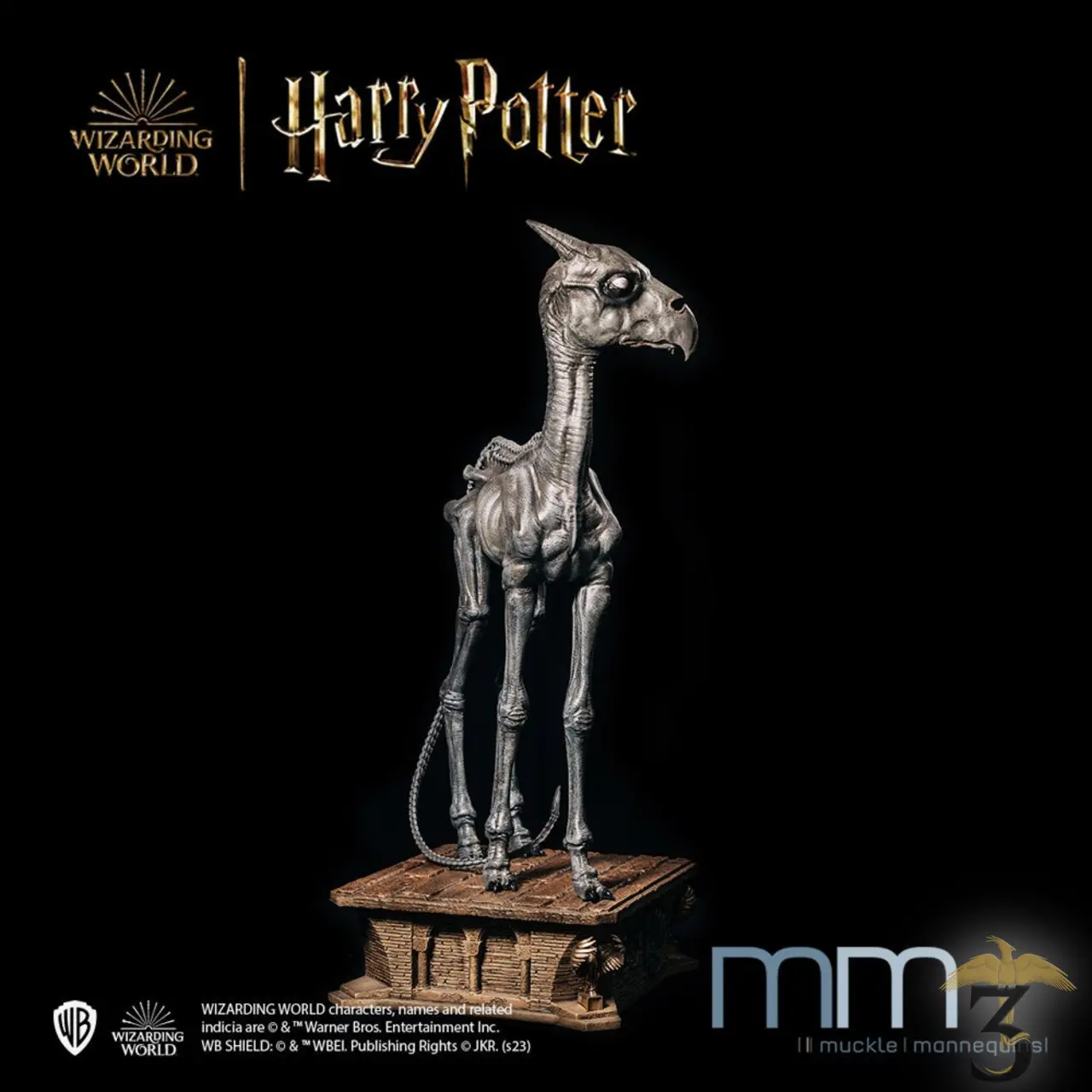 Statue sombral taille réelle édition limitée - Les Trois Reliques, magasin Harry Potter - Photo N°4