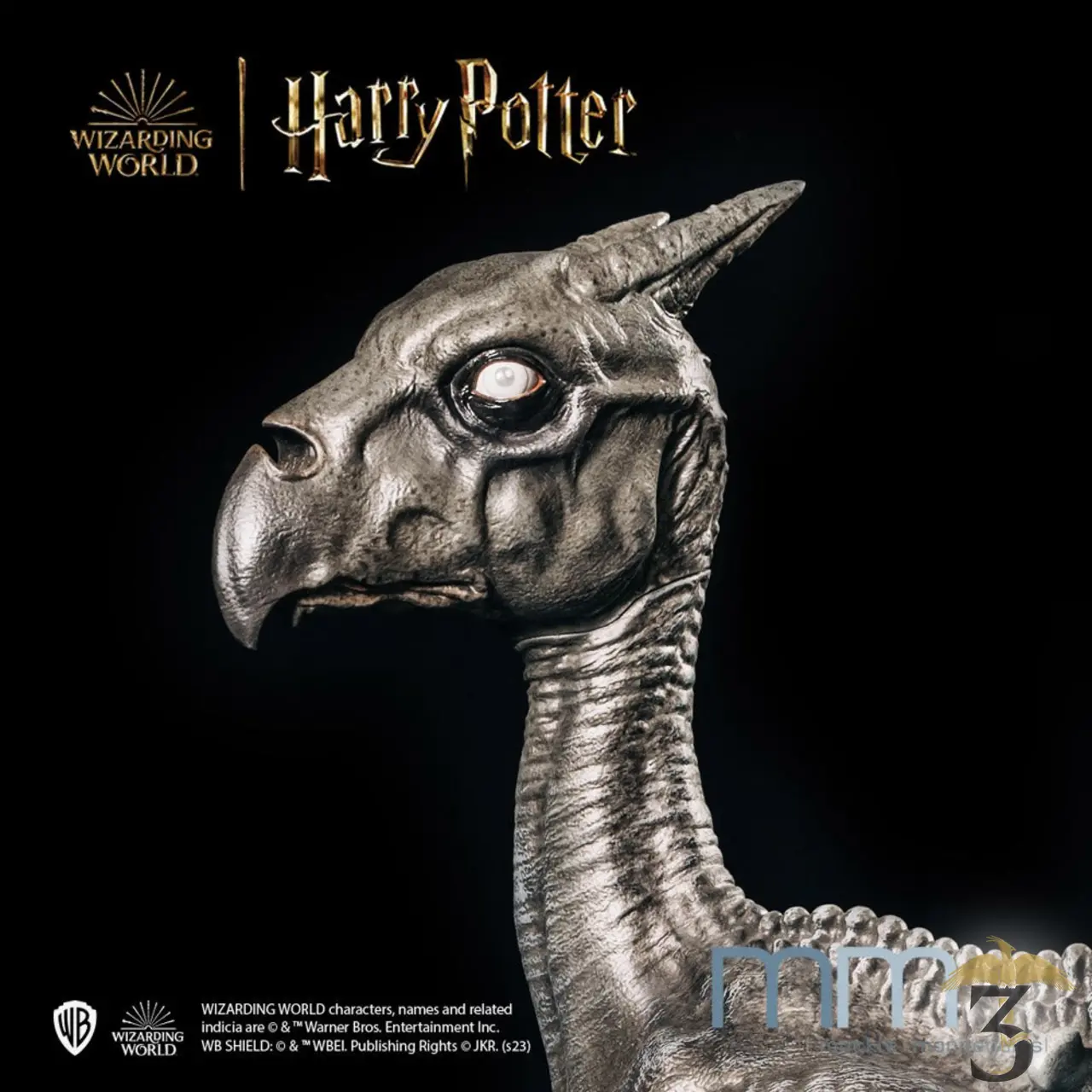 Statue sombral taille réelle édition limitée - Les Trois Reliques, magasin Harry Potter - Photo N°5